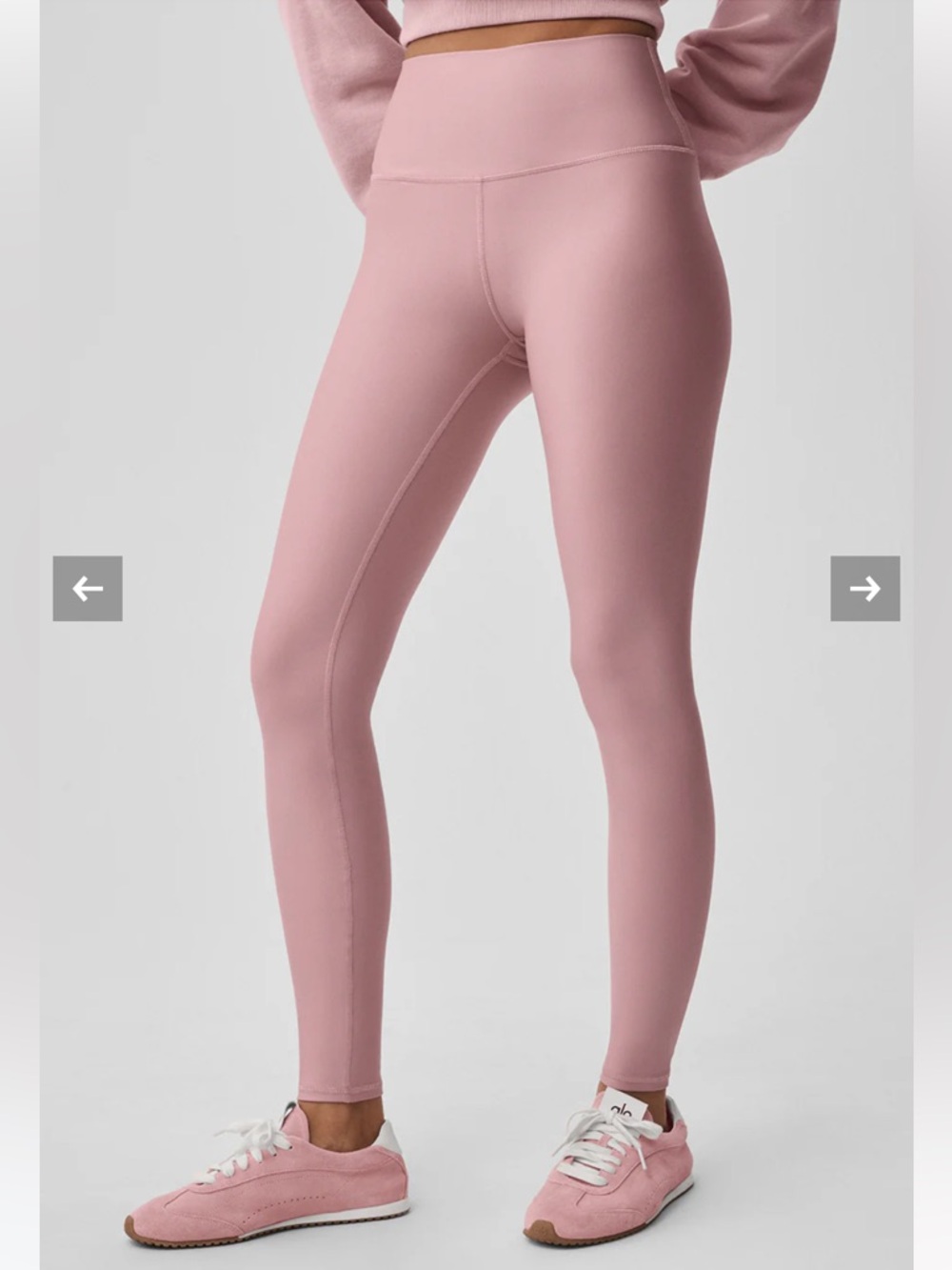 Alo Yoga High-Waist Airlift Legging in Vintage Pink